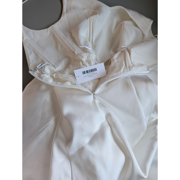 NWD Reformation Icelynn Satin Bridal Wedding Gown Maxi Dress Sz 2 Ivory #4A452 - Picture 5 of 16